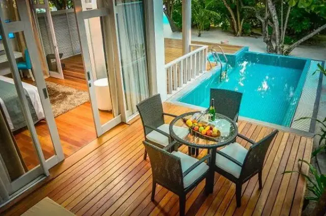 Family Duplex Beach Villa with Pool 